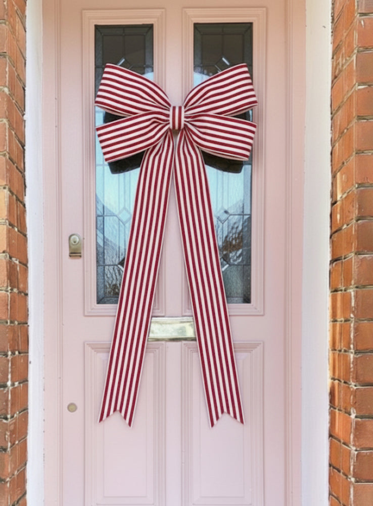 Candy Stripe Bow
