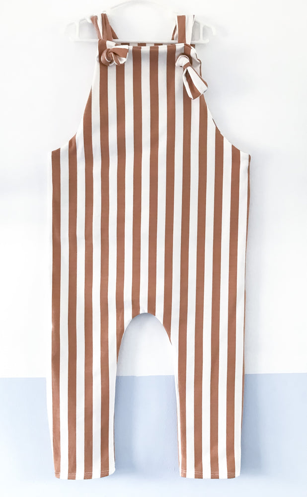 Overall  - Stripe Toffee