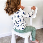 Leggings - Dotty Green-Little Loves Apparel