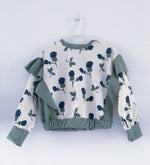 Flutter Block Sweater - Blackberries