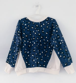 Block Sweater - Leopard Spots