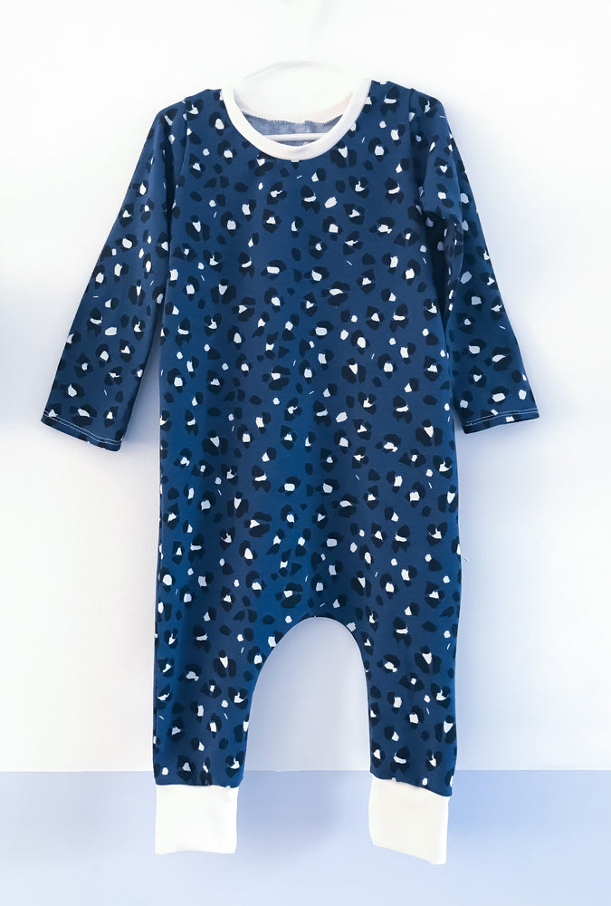 Snapless Romper - Leopard Spots