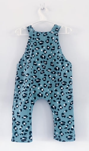 Overall  - Leopard Spots Turquoise